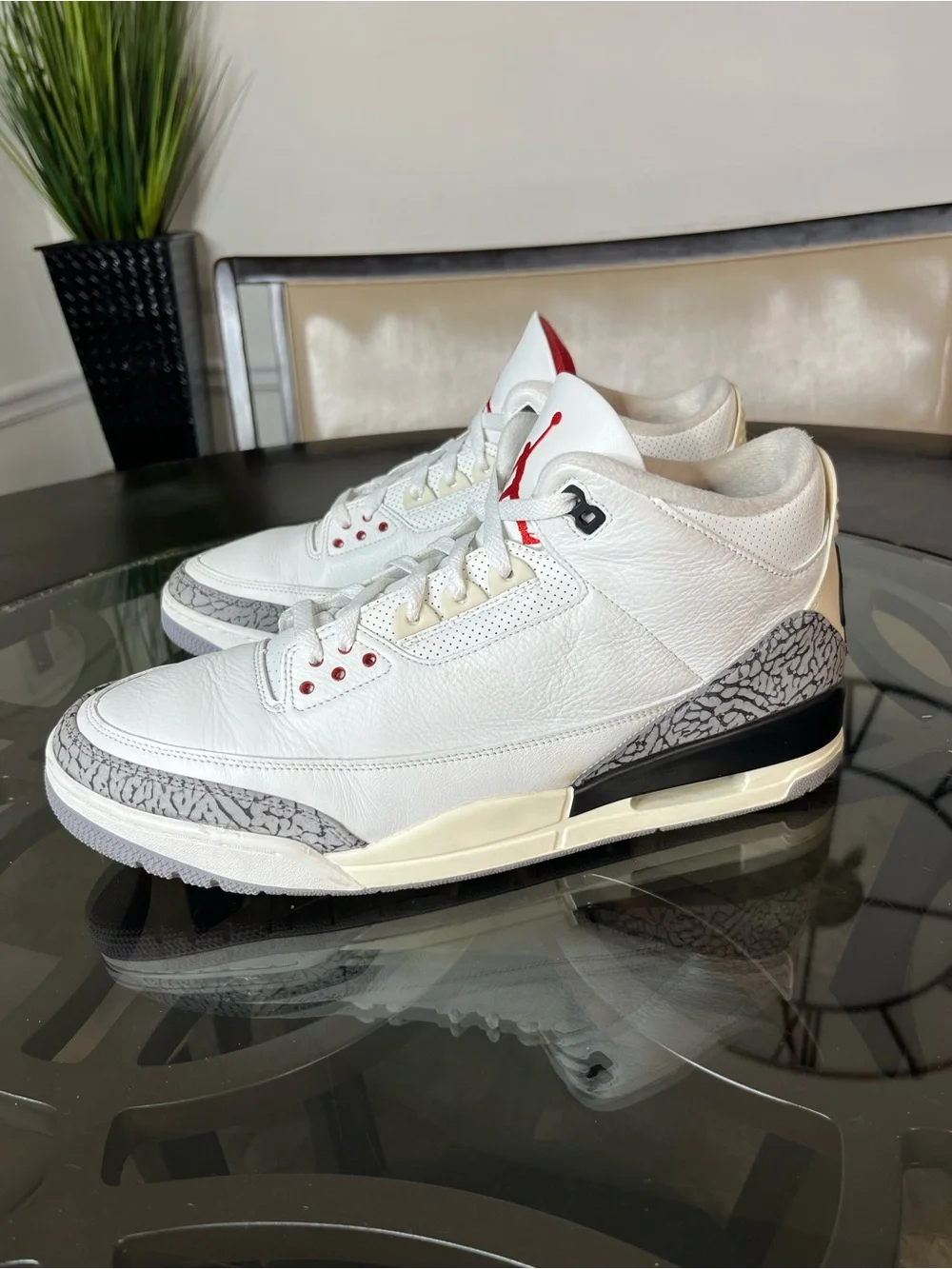 Nike Air Jordan 3 Retro White Cement Reimagined Men's 15